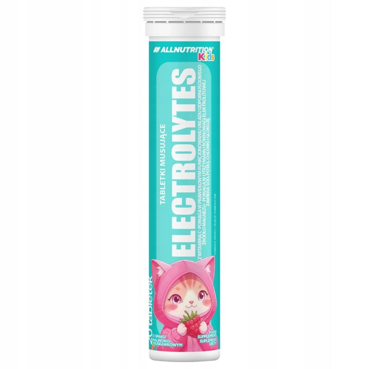 ALLNUTRITION KIDS ELECTROLYTES 20 TABLETS ELECTROLYTES FOR CHILDREN STRAWBERRY