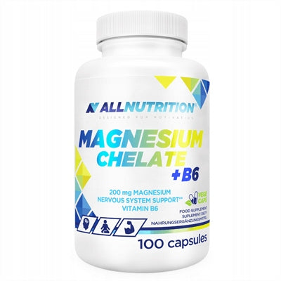 ALLNUTRITION MAGNESIUM DIGLYCINATE CHELATE + B6 P-5-P 100CAP MUSCLE CRAMPS