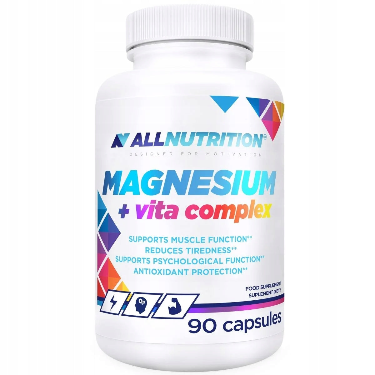 ALLNUTRITION MAGNESIUM + VITA COMPLEX 90TAB MAGNESIUM VITAMINS FATIGUE STRESS