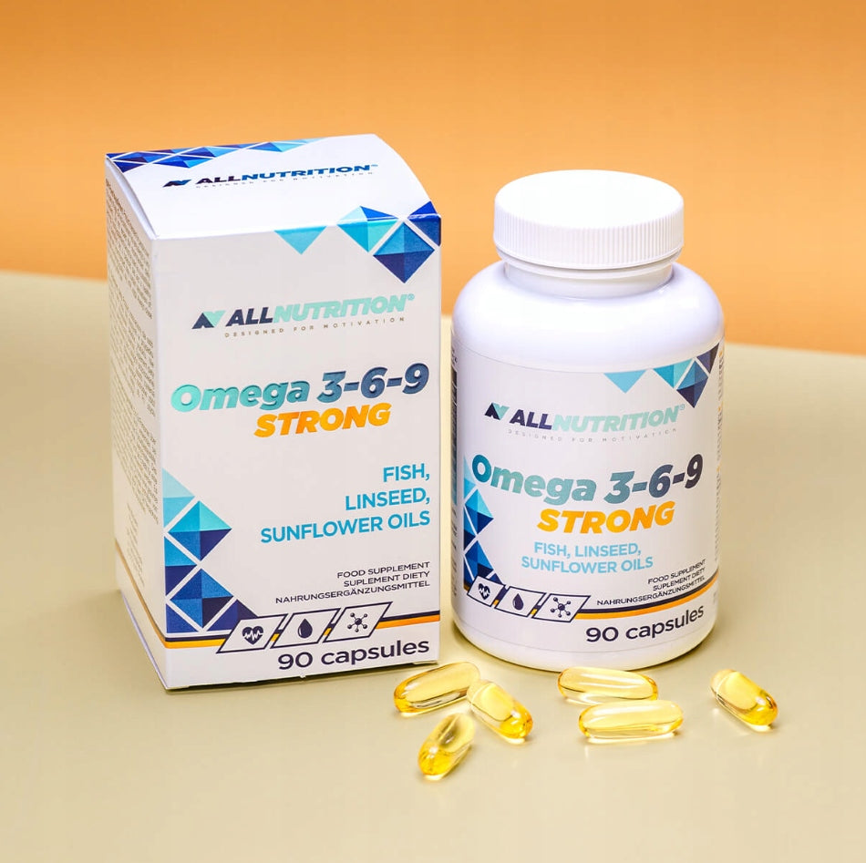 ALLNUTRITION OMEGA 3-6-9 STRONG flaxseed fish oil 90 capsules Medical device no