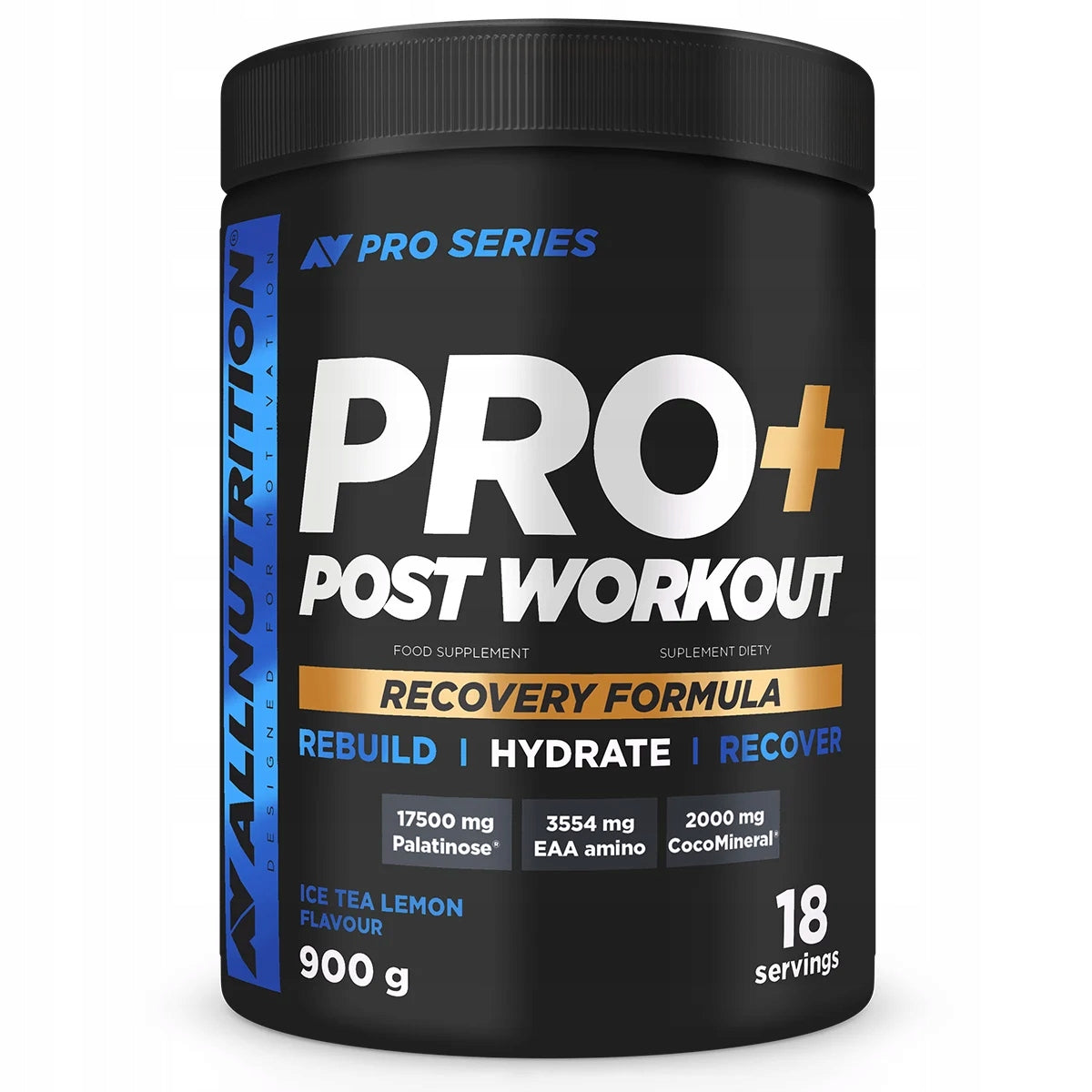 ALLNUTRITION PRO+ POST WORKOUT PRO SERIES 900g ICE TEA LEMON