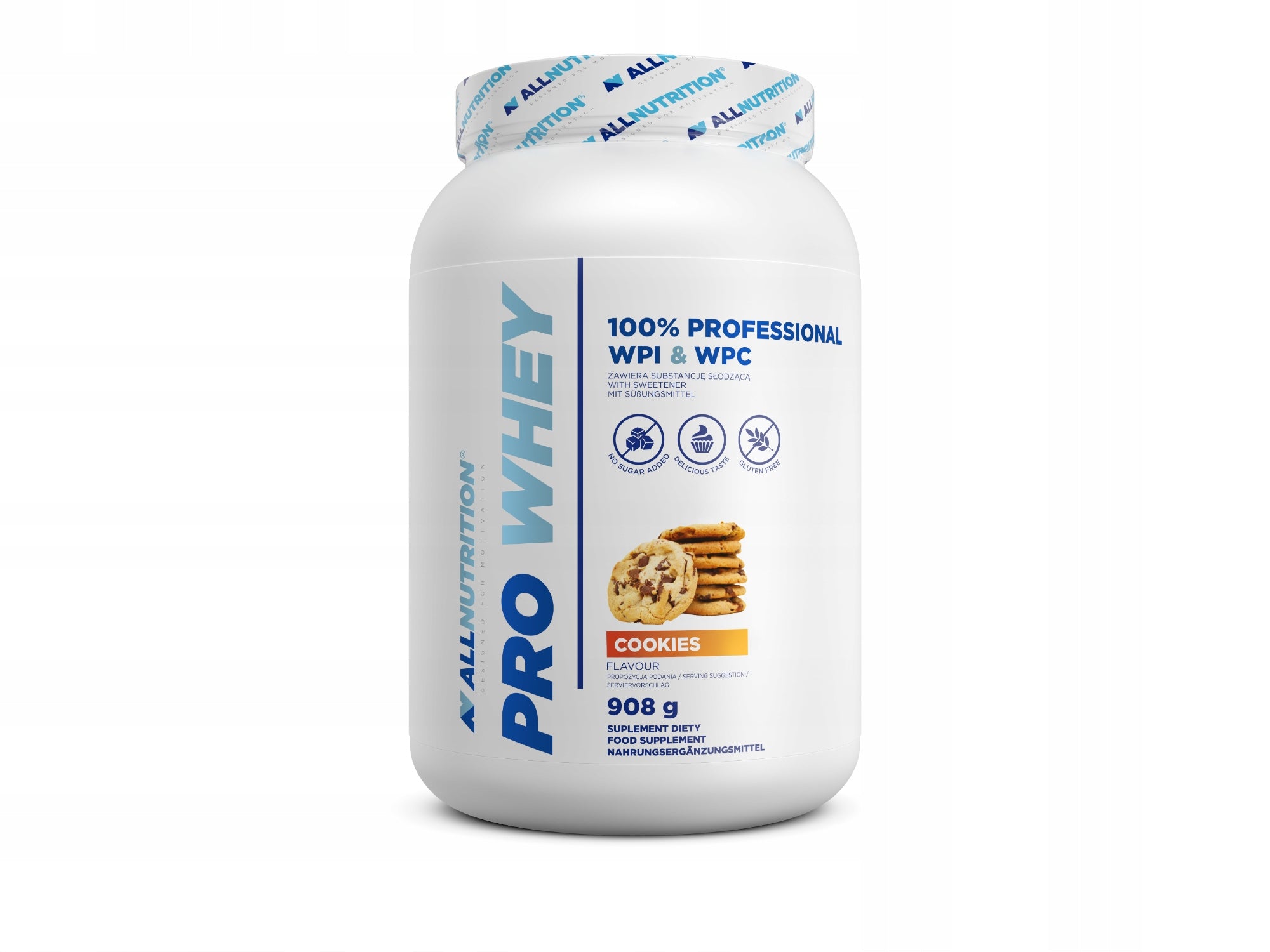 ALLNUTRITION PRO WHEY 908g COOKIE PROTEIN WPC WPI ISOLATE PROTEIN MUSCLE