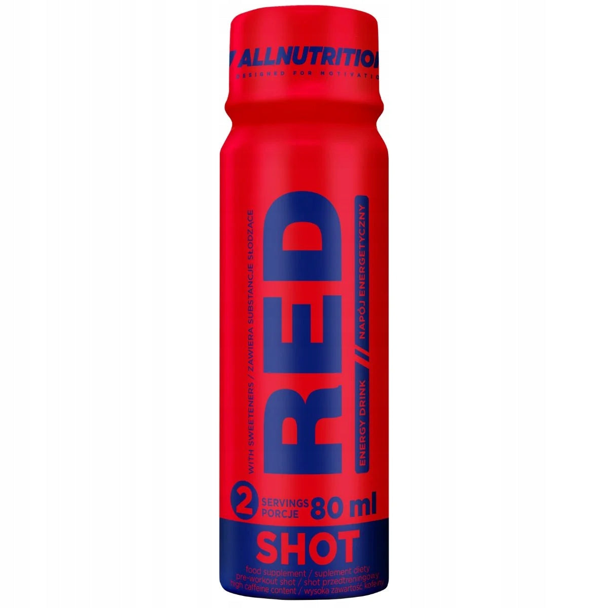 ALLNUTRITION RED SHOT 80ml PRE-WORKOUT STIMULATION ENDURANCE