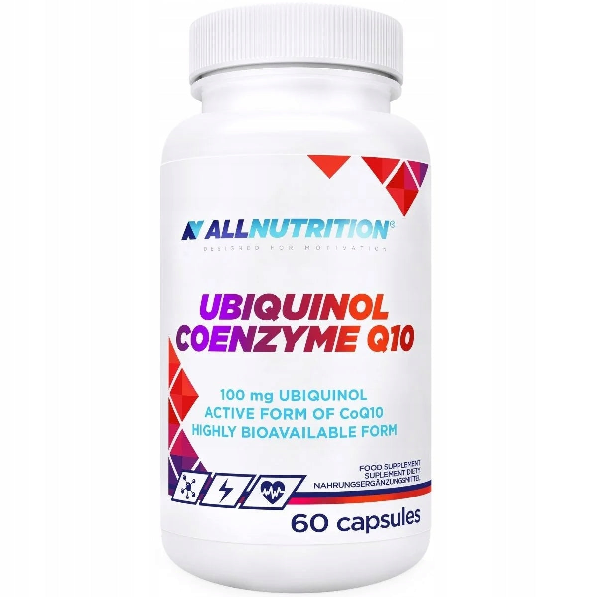 ALLNUTRITION UBIQUINOL COENZYME Q10 100 mg UBIQUINOL 60CAPS COENZYME Q10