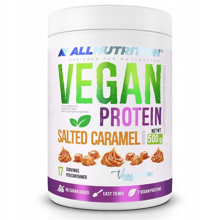 ALLNUTRITION VEGAN PROTEIN 500g VEGETABLE PROTEIN VEGAN CARAMEL VEGAN