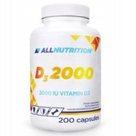 ALLNUTRITION VITAMIN D3 2000 IU 200CAP IMMUNITY FATIGUE STRESS Brand Allnutrition