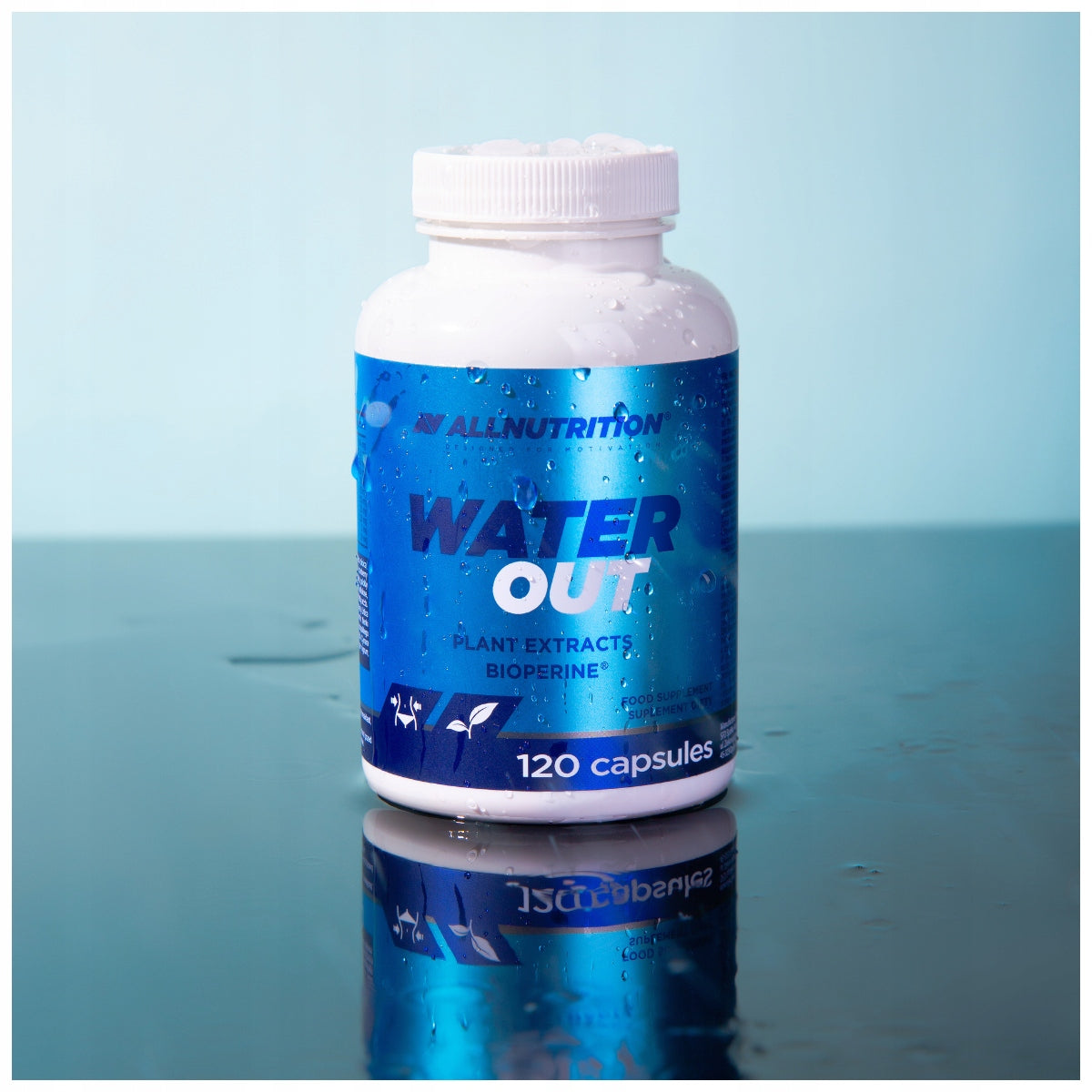 ALLNUTRITION WATER OUT 120CAP FAT BURNER REDUCTION MUSCLE SLIMMING Expiration date at least 1 month from the date of purchase