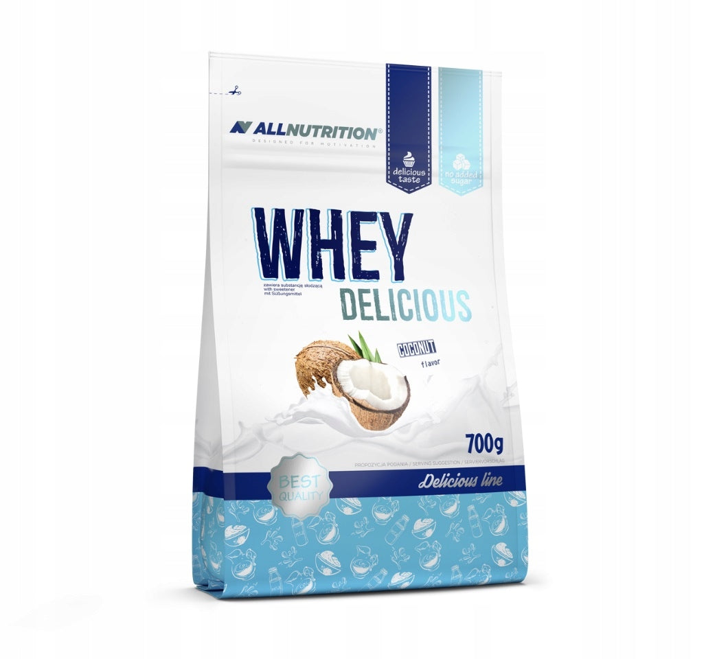 ALLNUTRITION WHEY DELICIOUS PROTEIN 700G COCONUT PROTEIN WPC WPI MUSCLES MASS