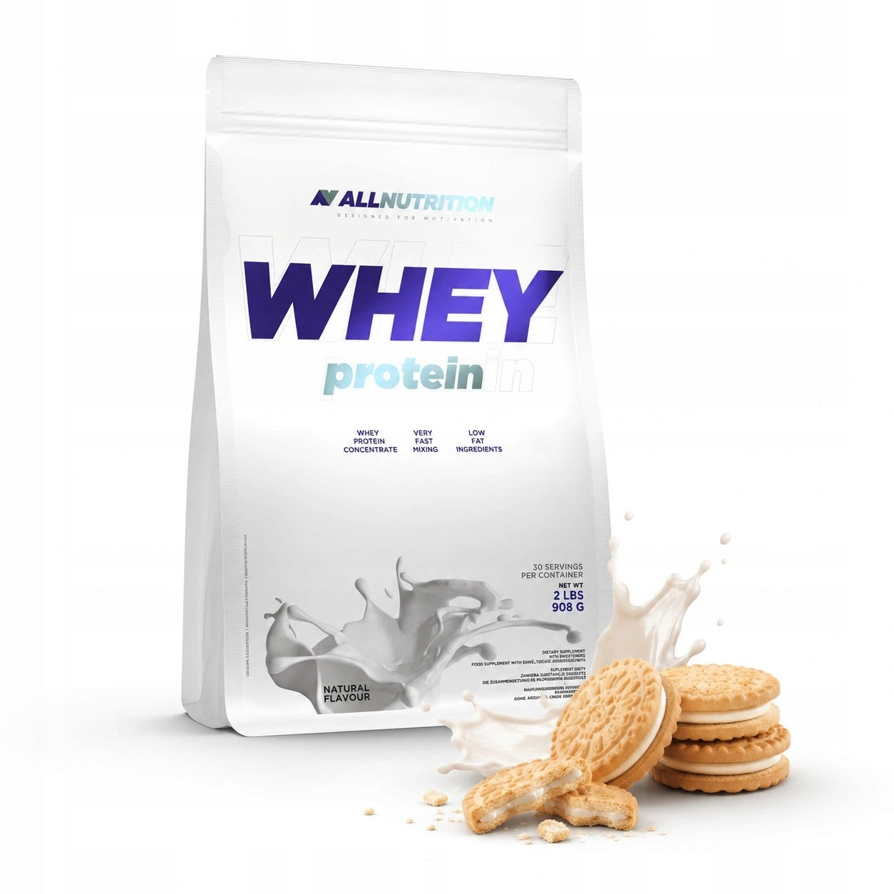 ALLNUTRITION WHEY PROTEIN 908G cake with cream
