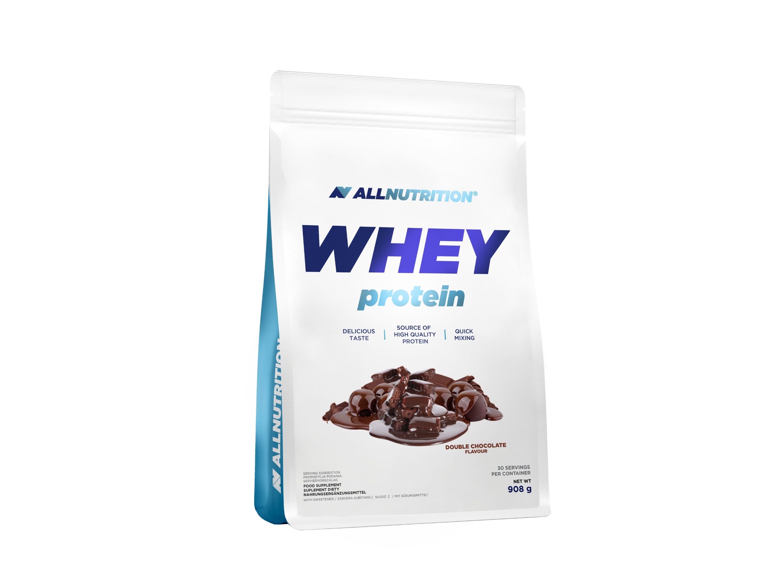 ALLNUTRITION WHEY PROTEIN 908g DOUBLE CHOCOLATE PROTEIN WPC MUSCLES MASS
