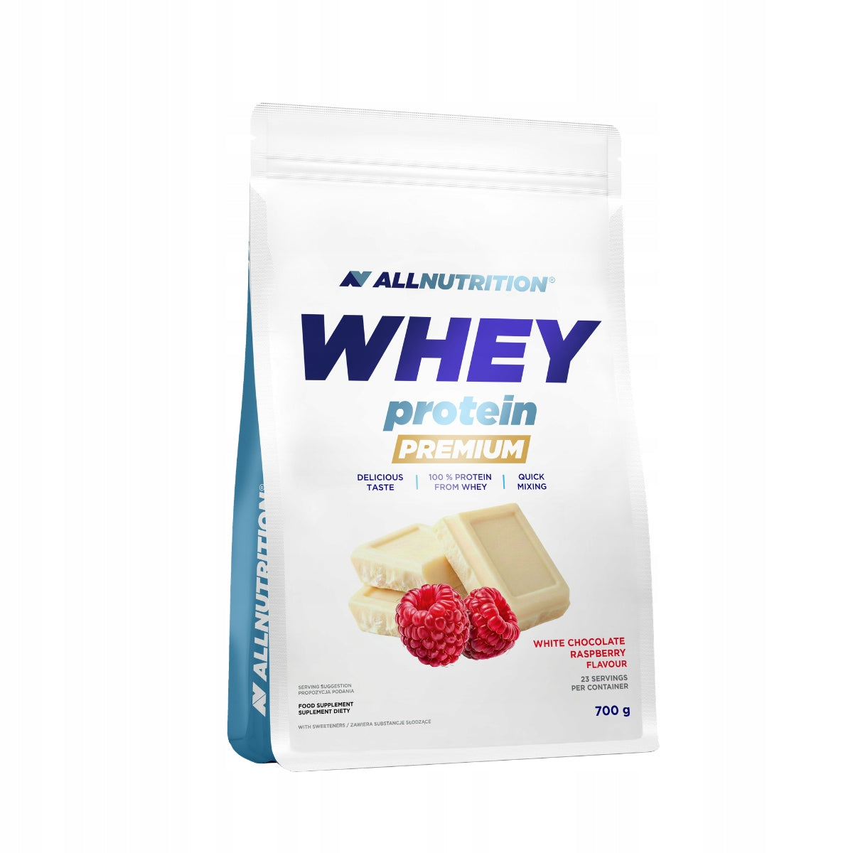ALLNUTRITION WHEY PROTEIN PREMIUM 700G WHITE CHOCOLATE RASPBERRY WPC PROTEIN