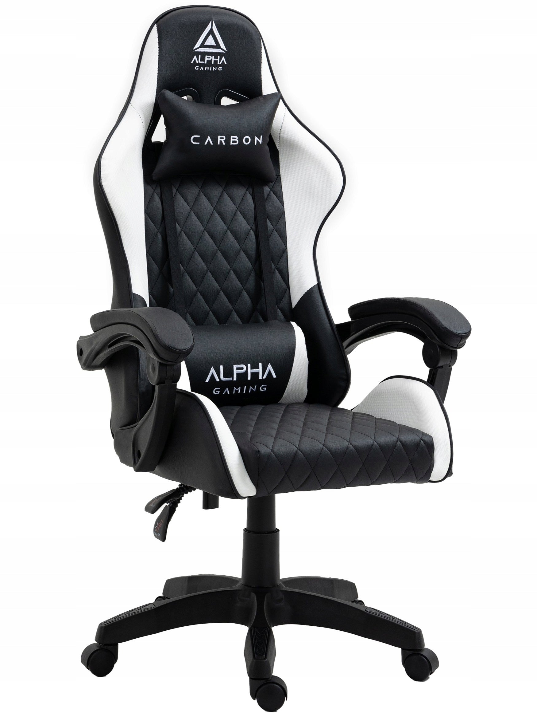 ALPHA Gaming Chair Bucket Office Gaming Chair for Desk Manufacturer code ALPHA GAMING WHITE