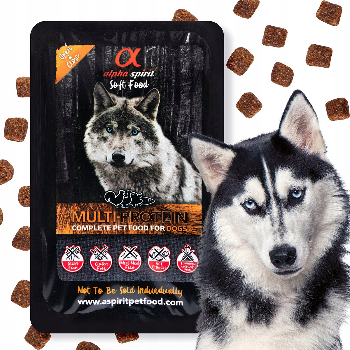 ALPHA SPIRIT Semi-soft food Multiprotein 200g 1 pc