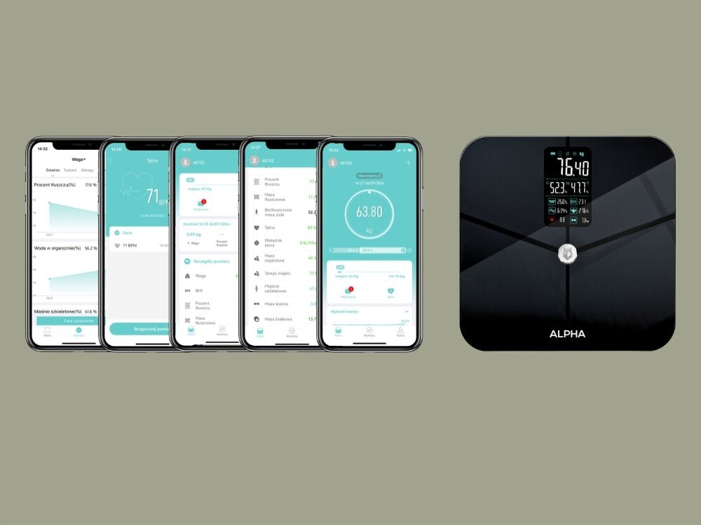 ALPHA Smart Scale Pro Bathroom Scale Kind electronic