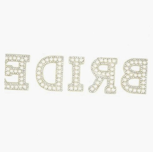 ALPHABET PATCHES SHINY BEADS GIFT FOR GIRL 26 PCS.
