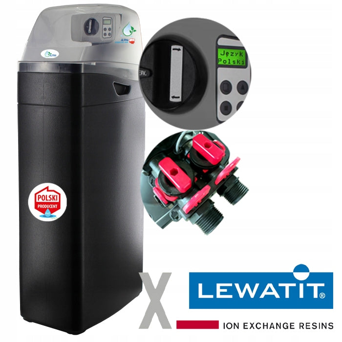 ALPINA SUPRA M_22, WATER SOFTENER, MENU PL, LEVATITE, WARRANTY UP TO 10 YEARS