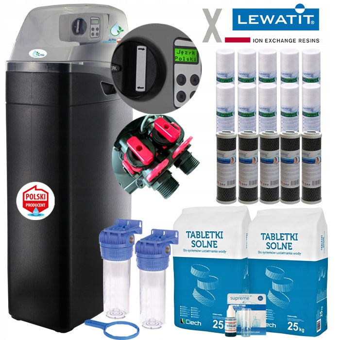ALPINA SUPRA M_28_SET, WATER SOFTENER, MENU PL, LEWATIT, FREEBIE, WARRANTY