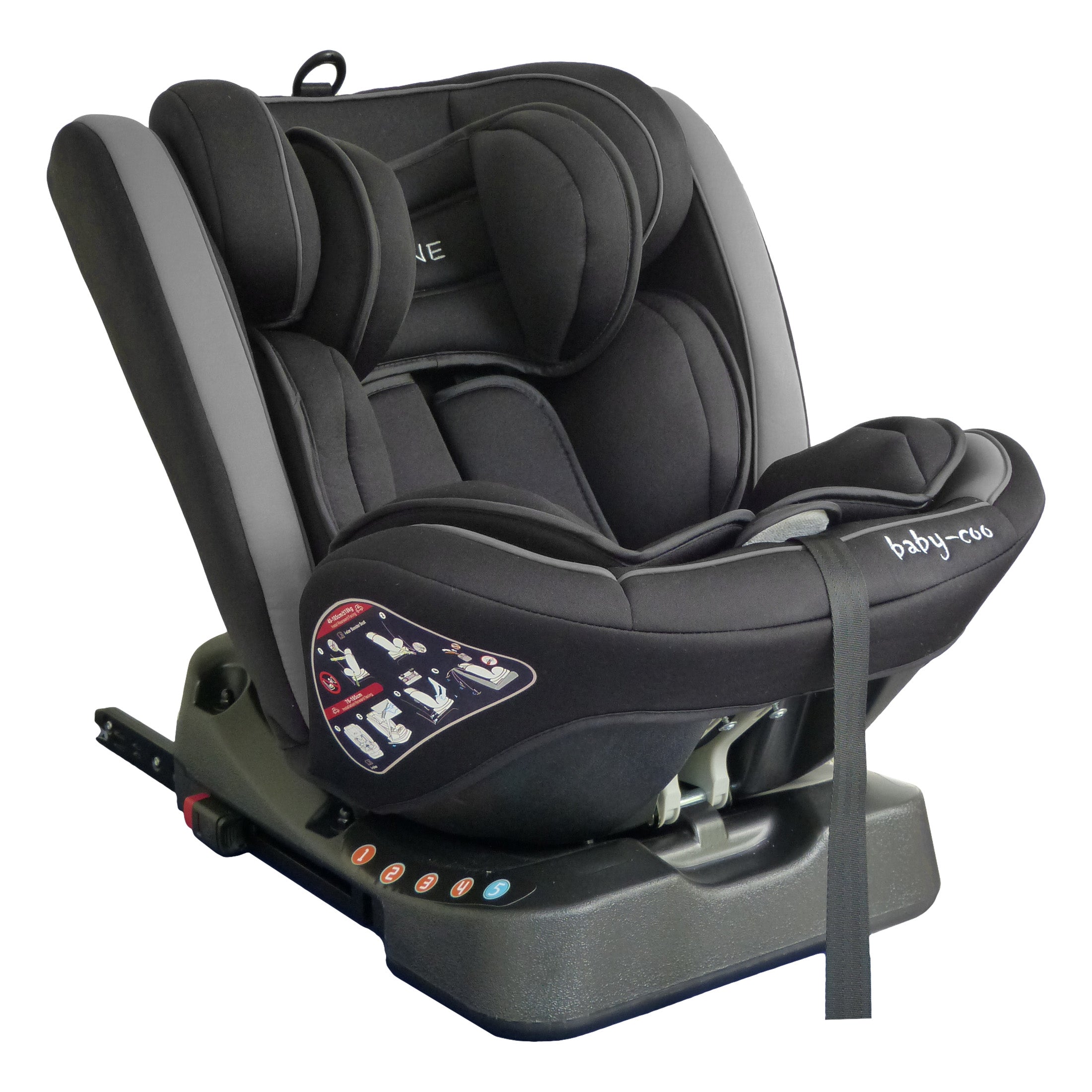 ALPINE.isofix I-SIZE car seat 40-150cm.