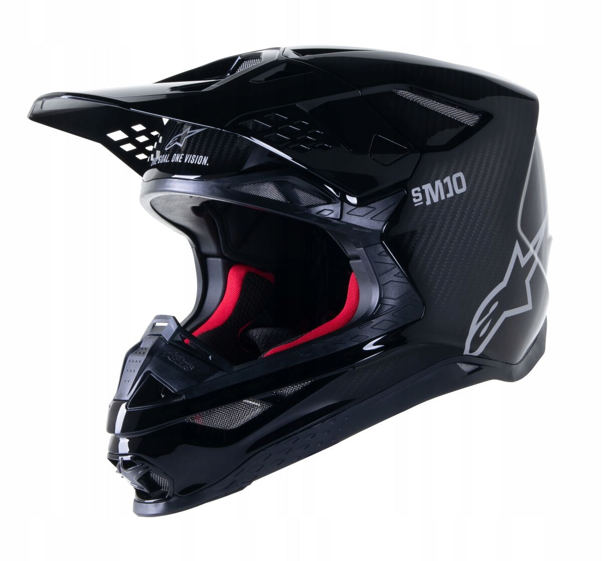 ALPINESTARS SUPERTECH M10 SOLID CARBON L ATV CROSS HELMET