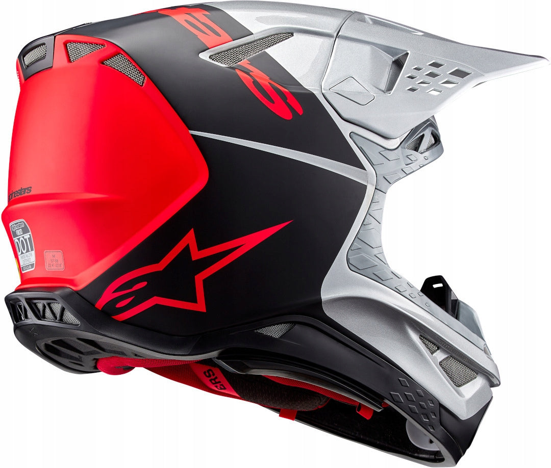 ALPINESTARS Supertech M10 Helmet MX ENDURO ATV SM10 Size M orange Size M