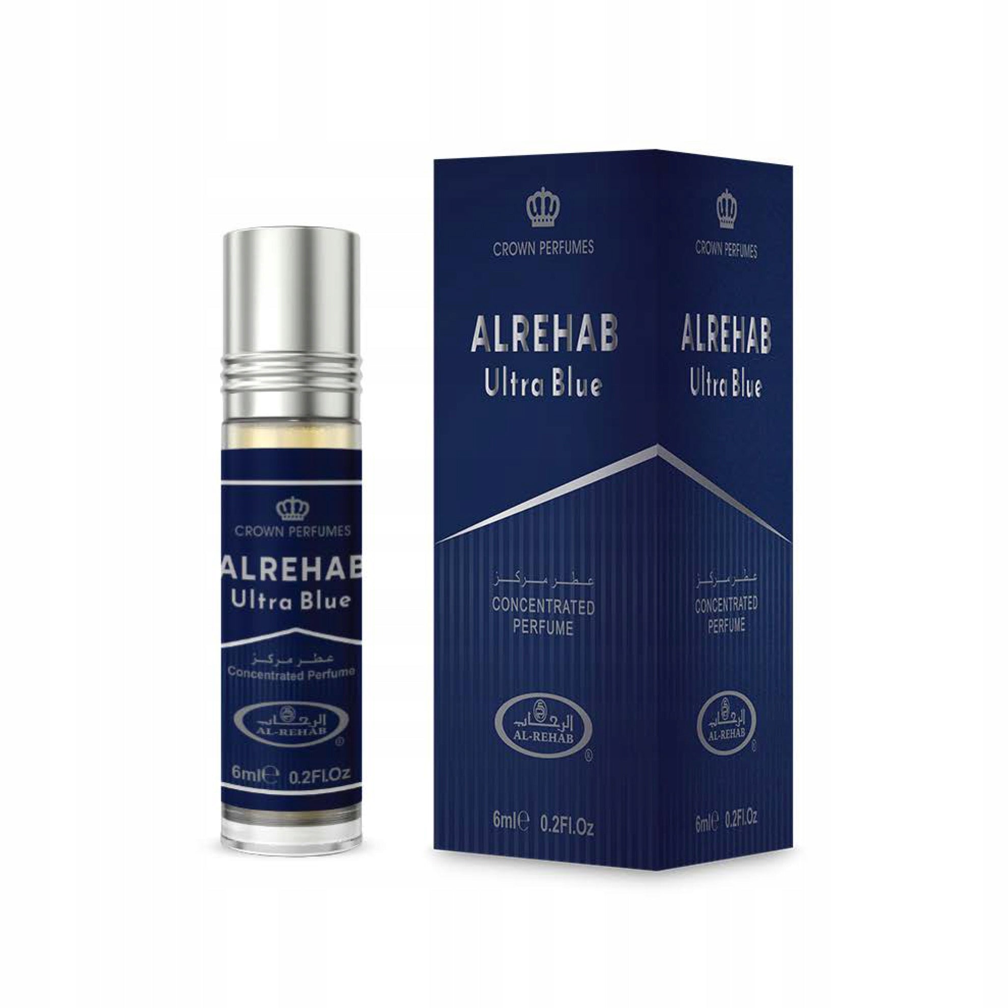 ALREHAB ULTRA BLUE ARABIC PERFUME IN OIL MALE FRESH PEAR 6 ml Packaging status original