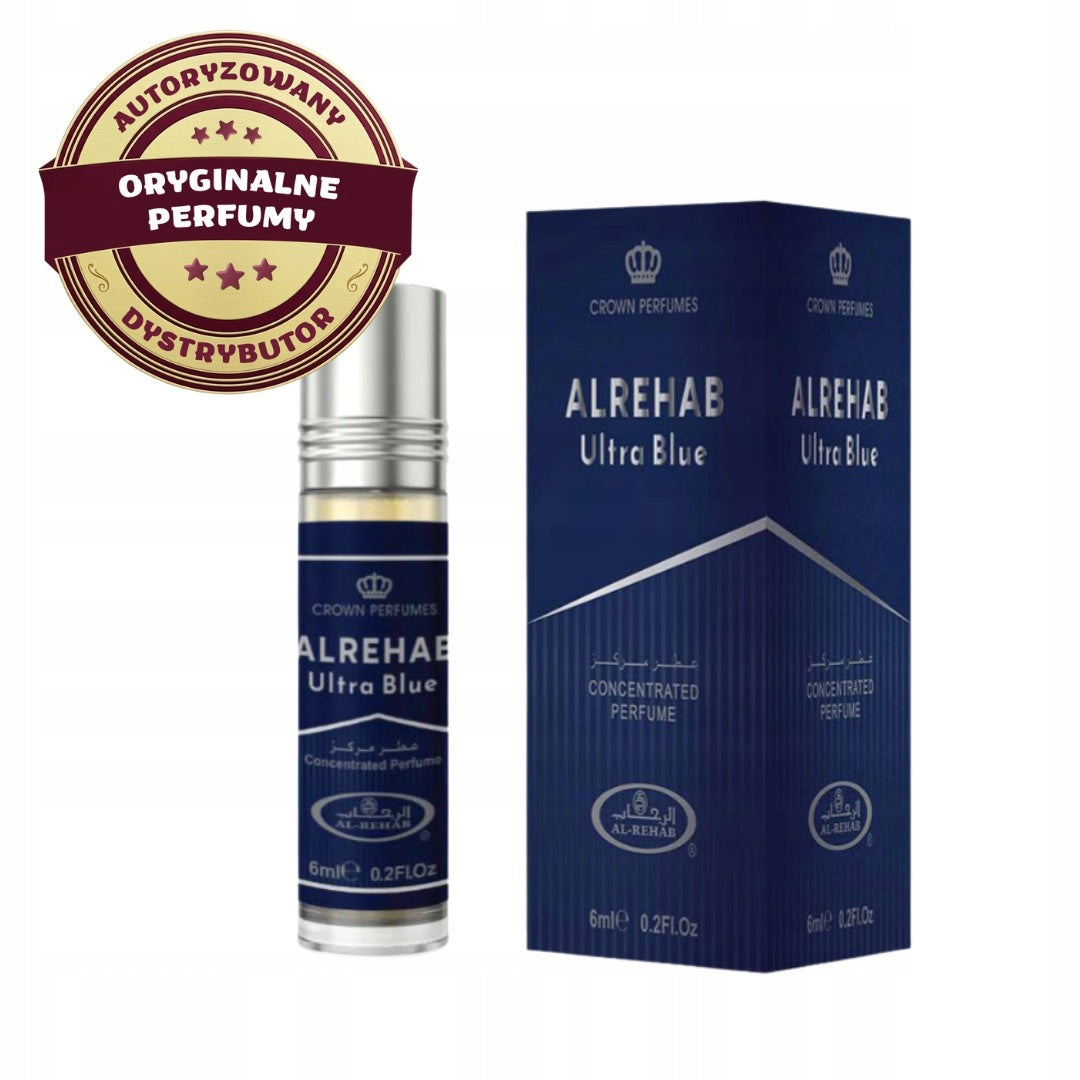 ALREHAB ULTRA BLUE ARABIC PERFUME IN OIL MALE FRESH PEAR 6 ml
