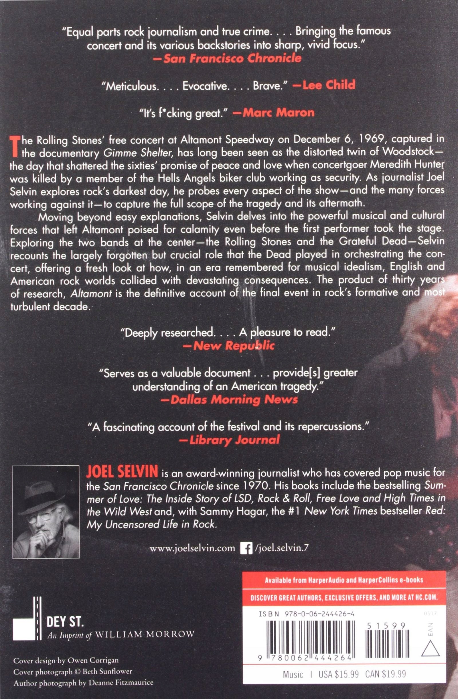 Altamont: The Rolling Stones, the Hells Angels, and the Inside Story of Rock's Darkest Day