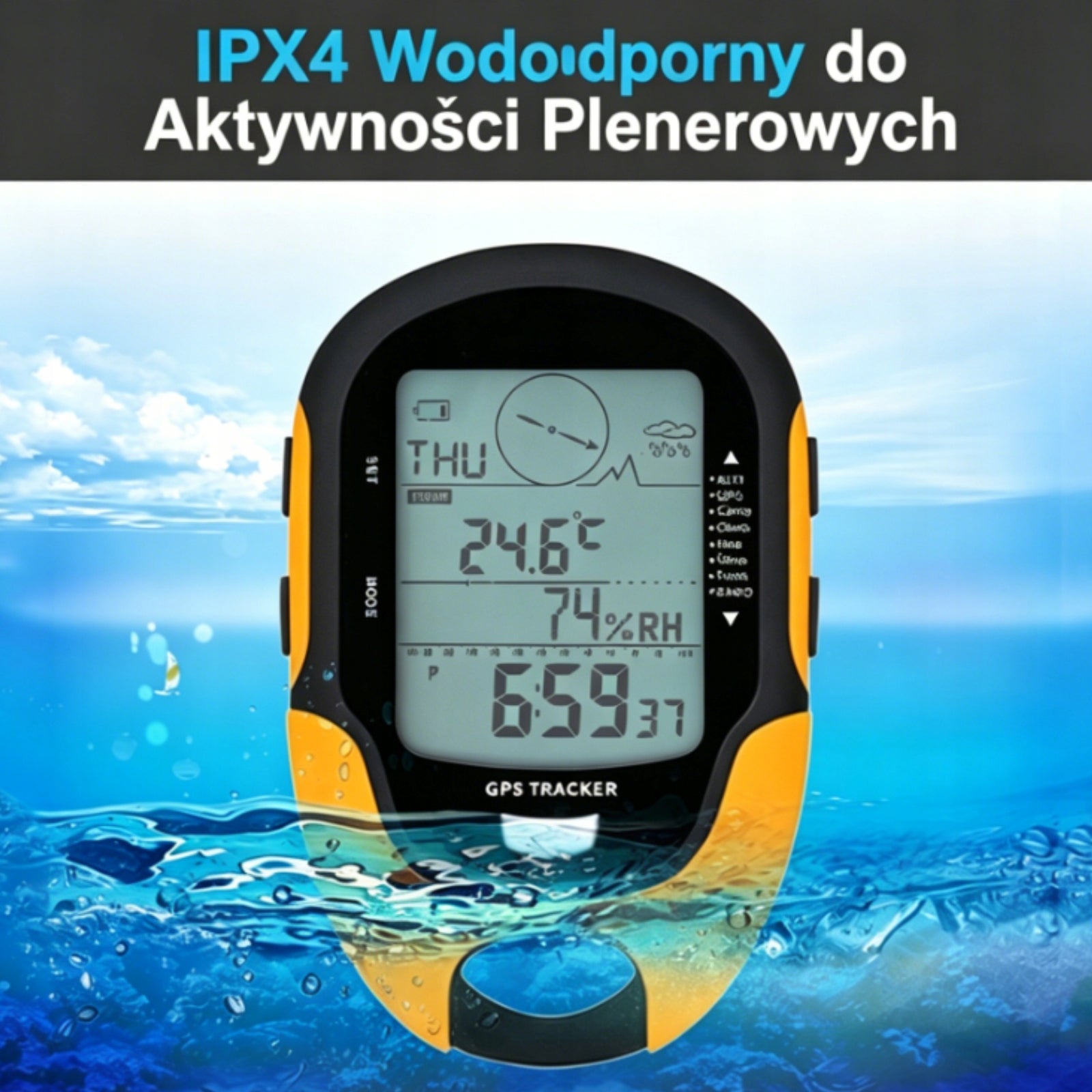 ALTIMETER BAROMETER MANUAL MULTIFUNCTIONAL RECEIVER GPS AND BEIDOU Model TJ10235