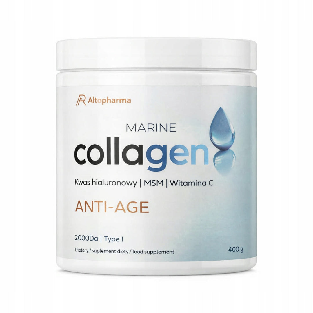 ALTO PHARMA Fish Collagen Naticol Type I MSM Vitamin C Hyaluronic Acid 400g