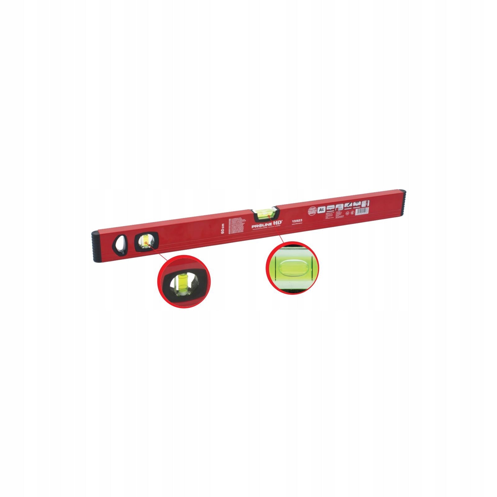 ALU LEVEL, 2 LIB., CUTTER, D.0,5MM/1M, 40CM, PROLINE HD