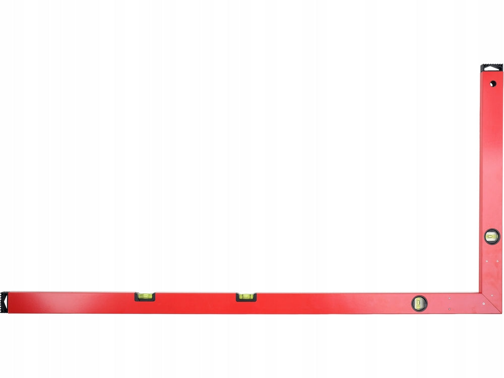 ALUMINIUM ANGLE 1200X600MM LIGHTWEIGHT READABLE 4 LIBELLE ACCURACY 0,5mm/m Manufacturer code YT-70749