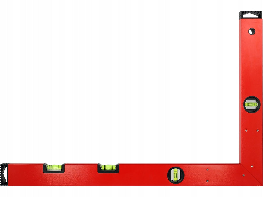 ALUMINIUM ANGLE 600X400MM LIGHTWEIGHT READABLE 4 LIBELLE ACCURACY 0,5 mm/m Manufacturer code YT-70746