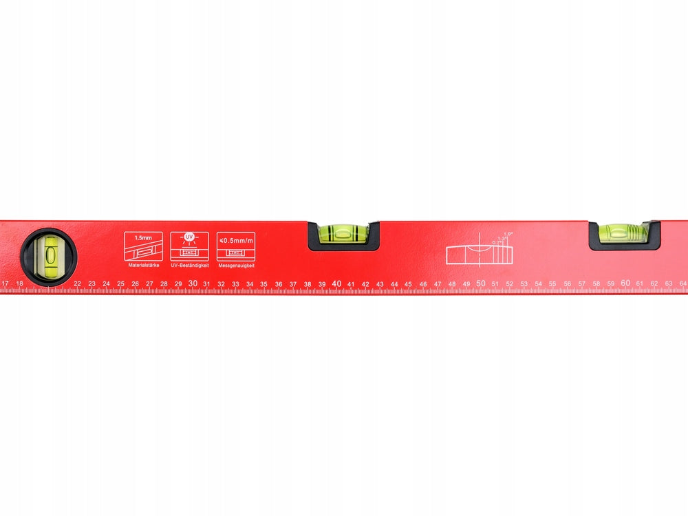 ALUMINIUM ANGLE 800X500MM LIGHTWEIGHT READABLE 4 LIBELLE ACCURACY 0,5 mm/m Width 500 mm