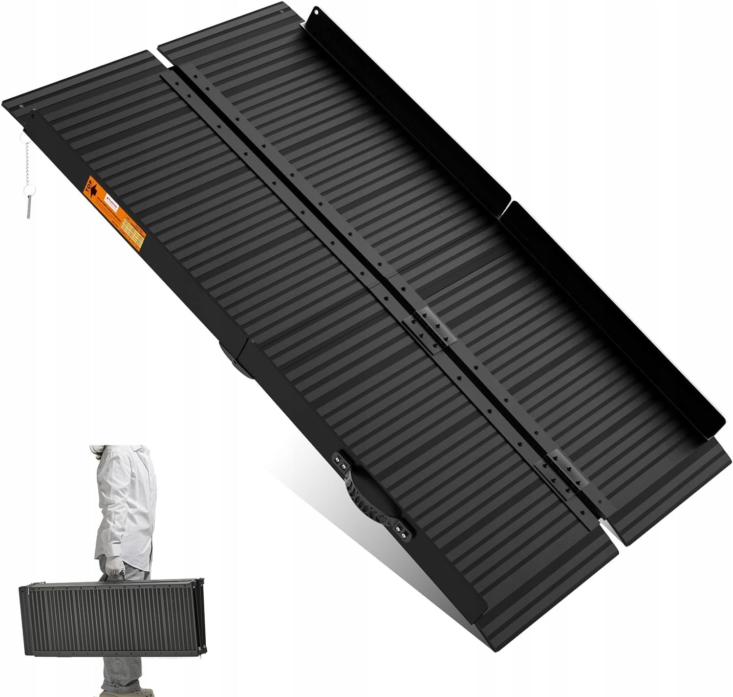 ALUMINIUM FOLDING RAMP 152X72 360KG WHEELCHAIRS BICYCLES MOTORBIKES