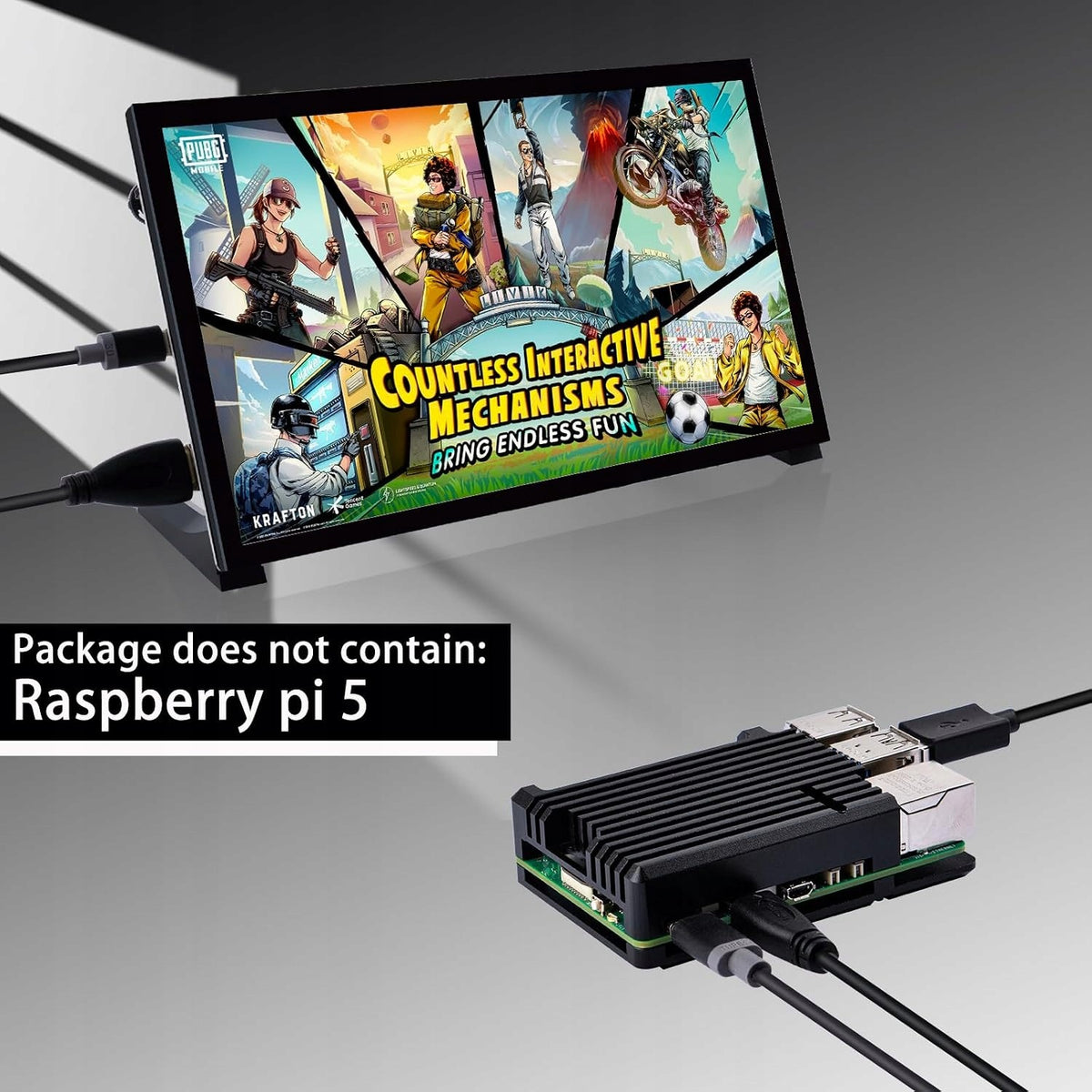 ALUMINIUM HOUSING FOR RASPBERRY PI 5 WITH PASSIVE COOLING Manufacturer code 5908040964960