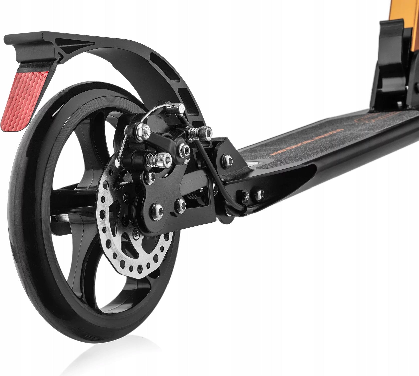ALUMINIUM SCOOTER WITH DISC BRAKE ST2000 XRIDE Color black gold