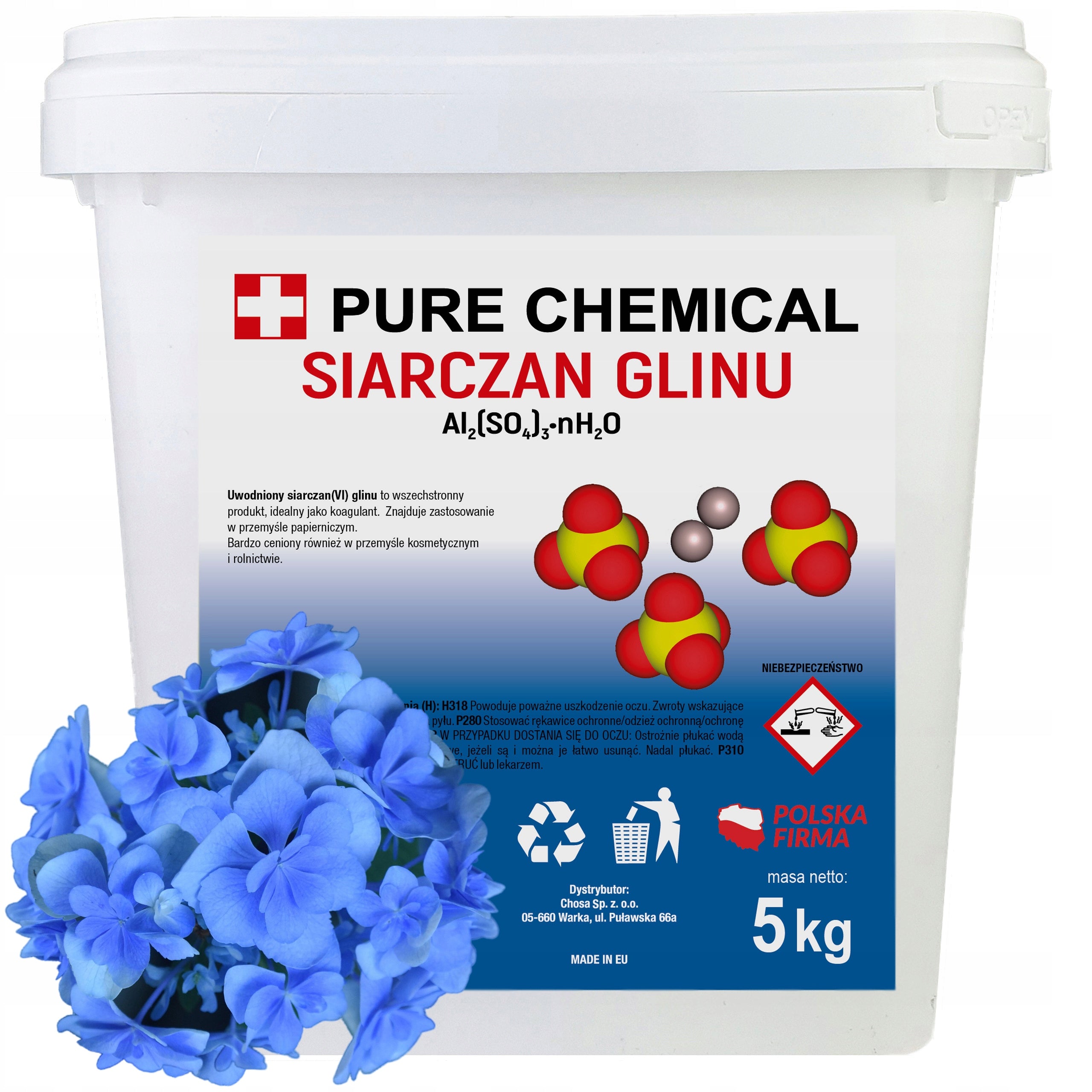 ALUMINIUM SULFATE PURE BLUE HYDRANGEA LOWERS pH 5kg