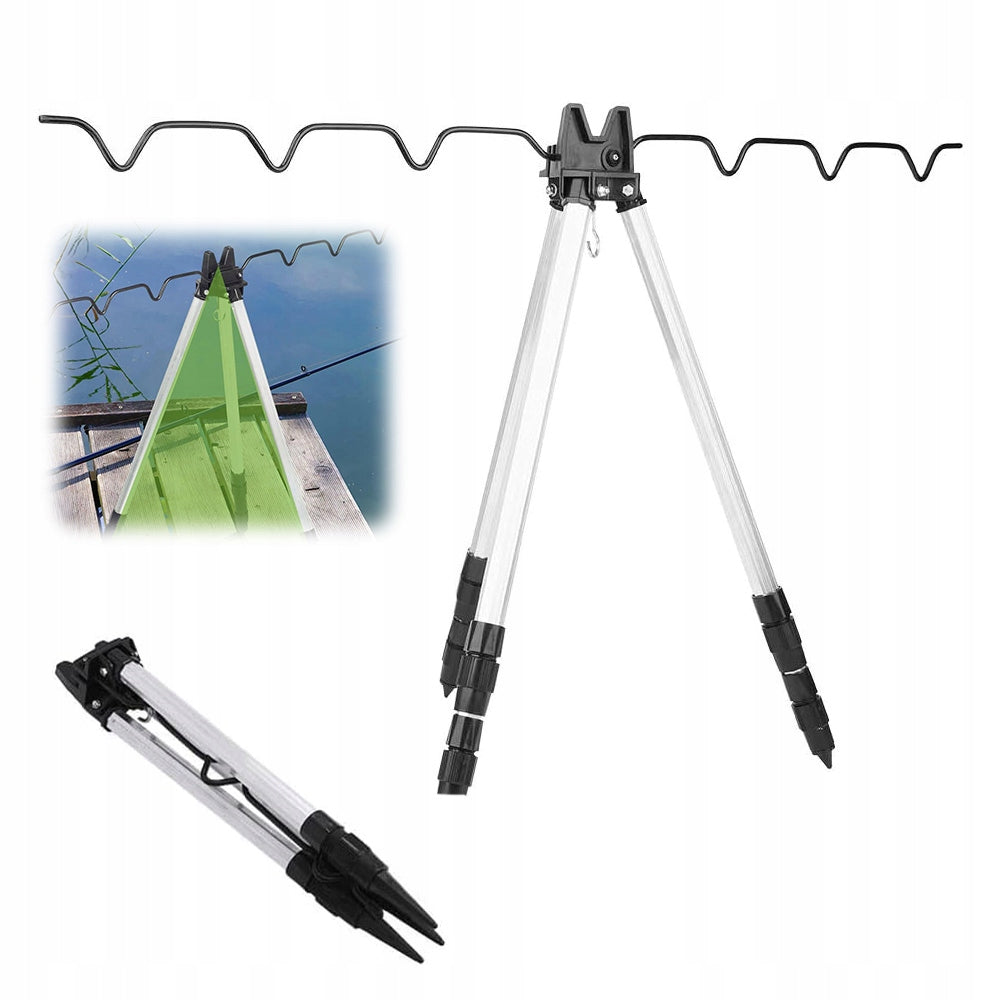 ALUMINUM ALLOY SEA ROD TRIPOD FOLDING ADJUSTABLE 54 – 115 CM Packaging status original
