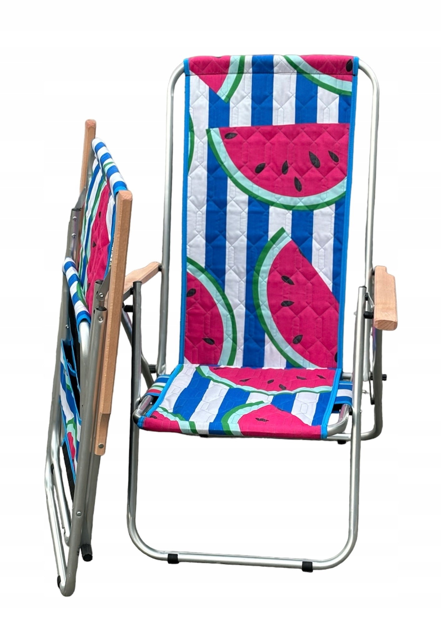 ALUMINUM GARDEN BEACH CHAIR 120 KG FOLDING Brand Dekor Home