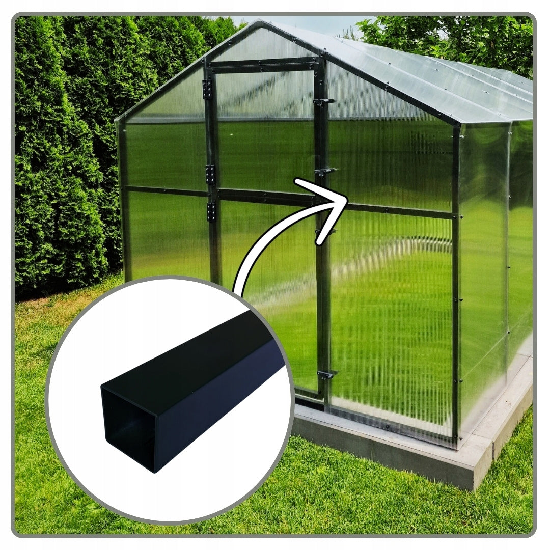 ALUMINUM GARDEN GREENHOUSE 12,6m2 POLYCARBONATE TUNNEL 210X606 PTF EAN (GTIN) 5905280674901