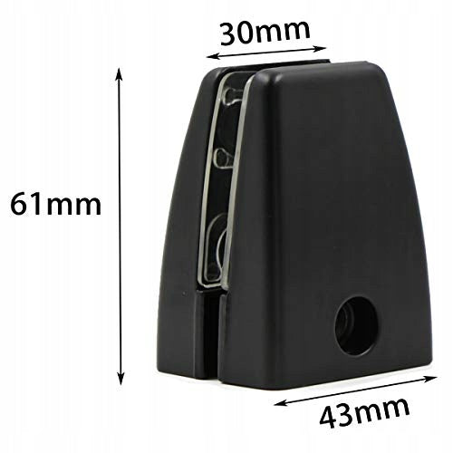 ALUMINUM GLASS CLAMPS FOR ACOUSTIC WALL OFFICE 4 PCS FOR HOME Manufacturer code Bez marki