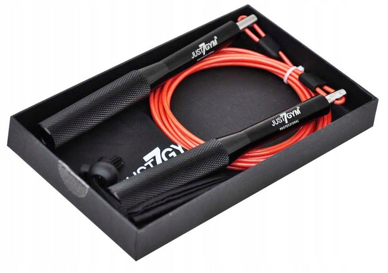 ALUMINUM JUMP ROPE SPEED ROPE 7.0 BEARING MMA Brand Just7Gym
