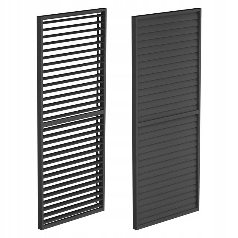 ALUMINUM LOUVER PANEL FOR PERGOLA 3M ANTHRACITE MOVABLE SIDE WALL THIS Packaging status original
