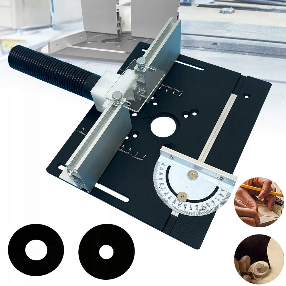 ALUMINUM PLATE COUNTERTOP MILLING MACHINE GUIDE WOODWORKING 200x240mm Brand no brand