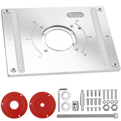 ALUMINUM PLATE FOR WOOD SPINDLE MILLING MACHINE ROUTER 300X235MM Brand no brand