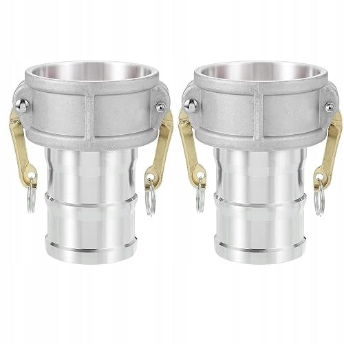 ALUMINUM QUICK COUPLER FOR HOSE NPT 7 6 CM 2 PCS Male for Home