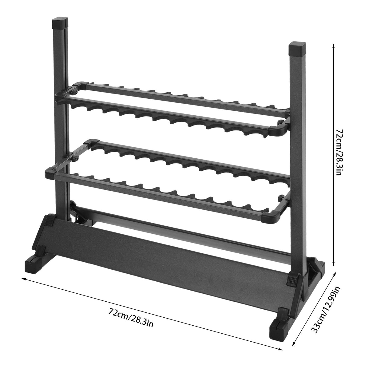 ALUMINUM ROD STAND FOR 24 PIECES, ADJUSTABLE Manufacturer code 6772660