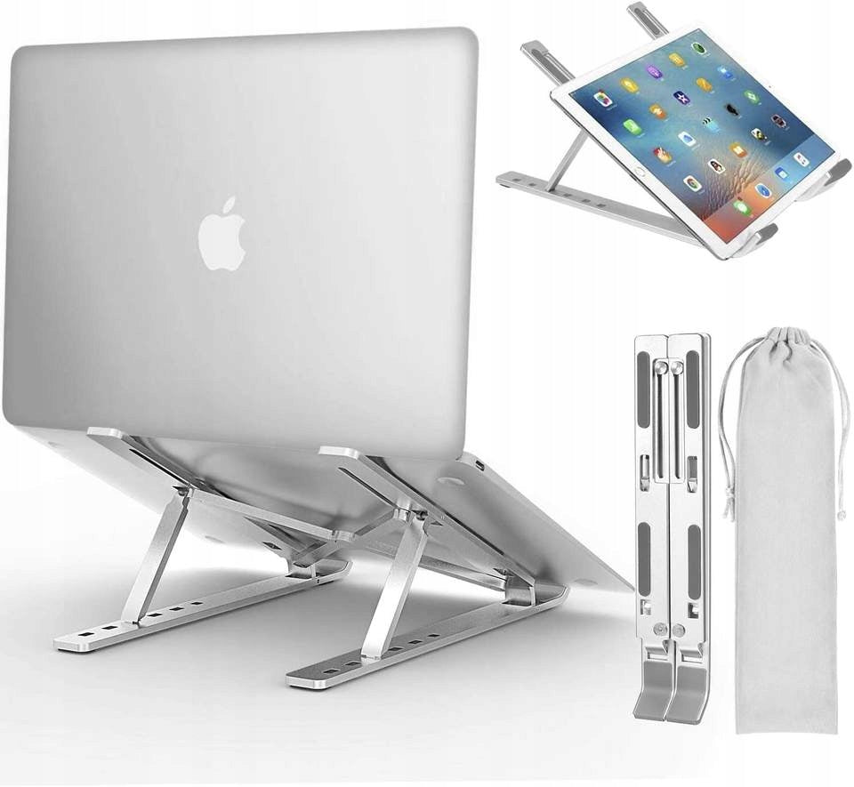 ALUMINUM STAND LAPTOP TABLE FOLDING SILVER Manufacturer Mobilari