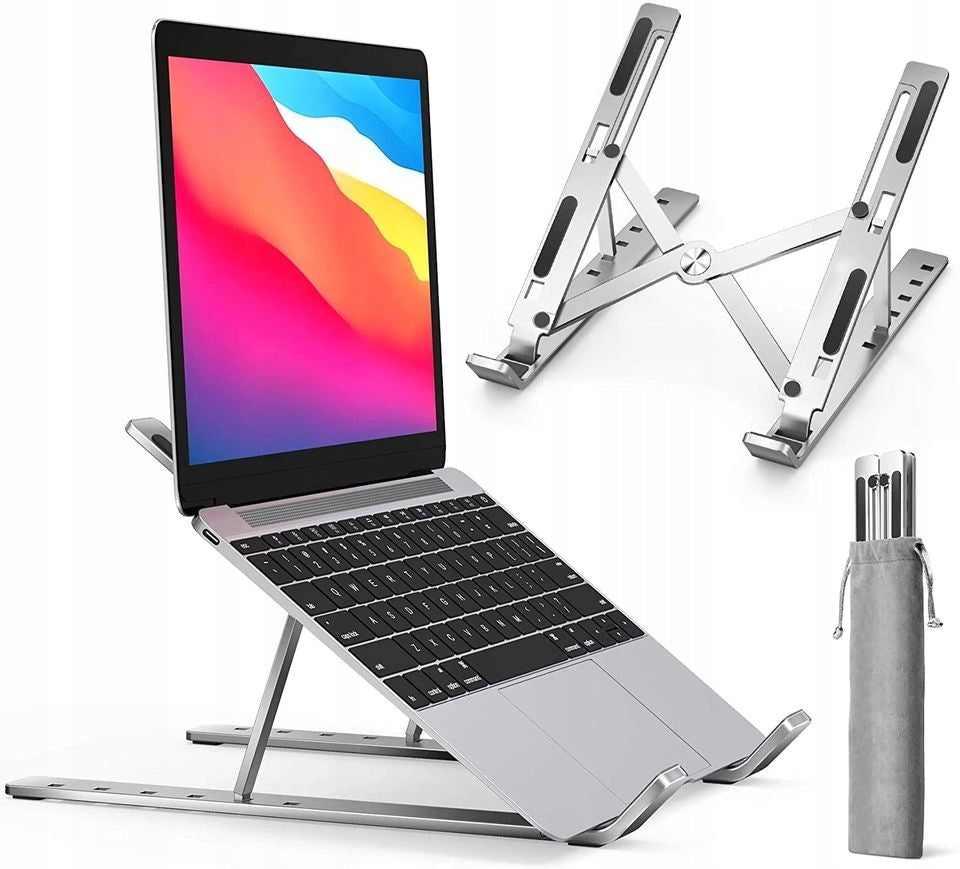 ALUMINUM STAND LAPTOP TABLE FOLDING SILVER