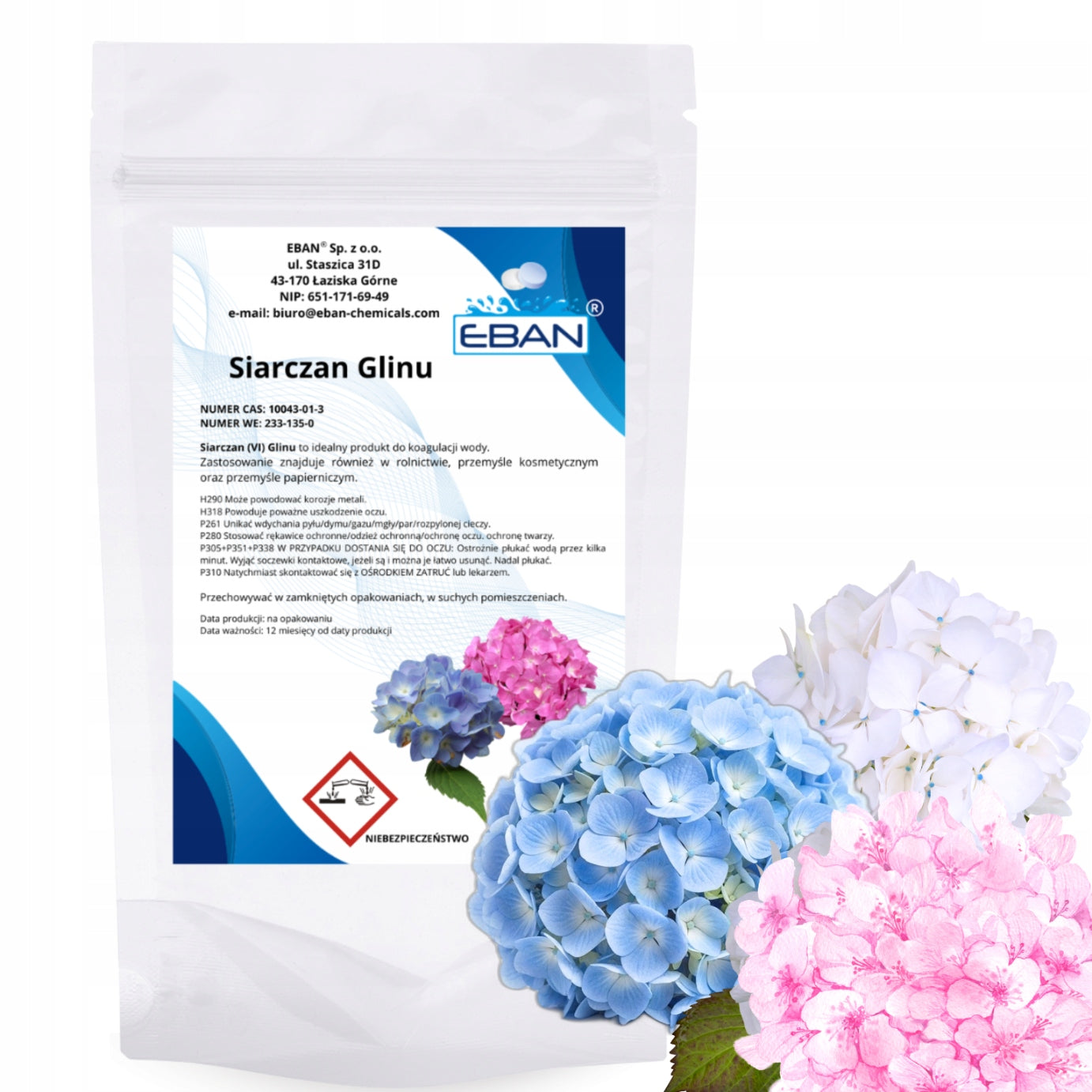 ALUMINUM SULFATE Blue Hydrangeas Soil Acidification Lowers PH Fertilizer 1kg